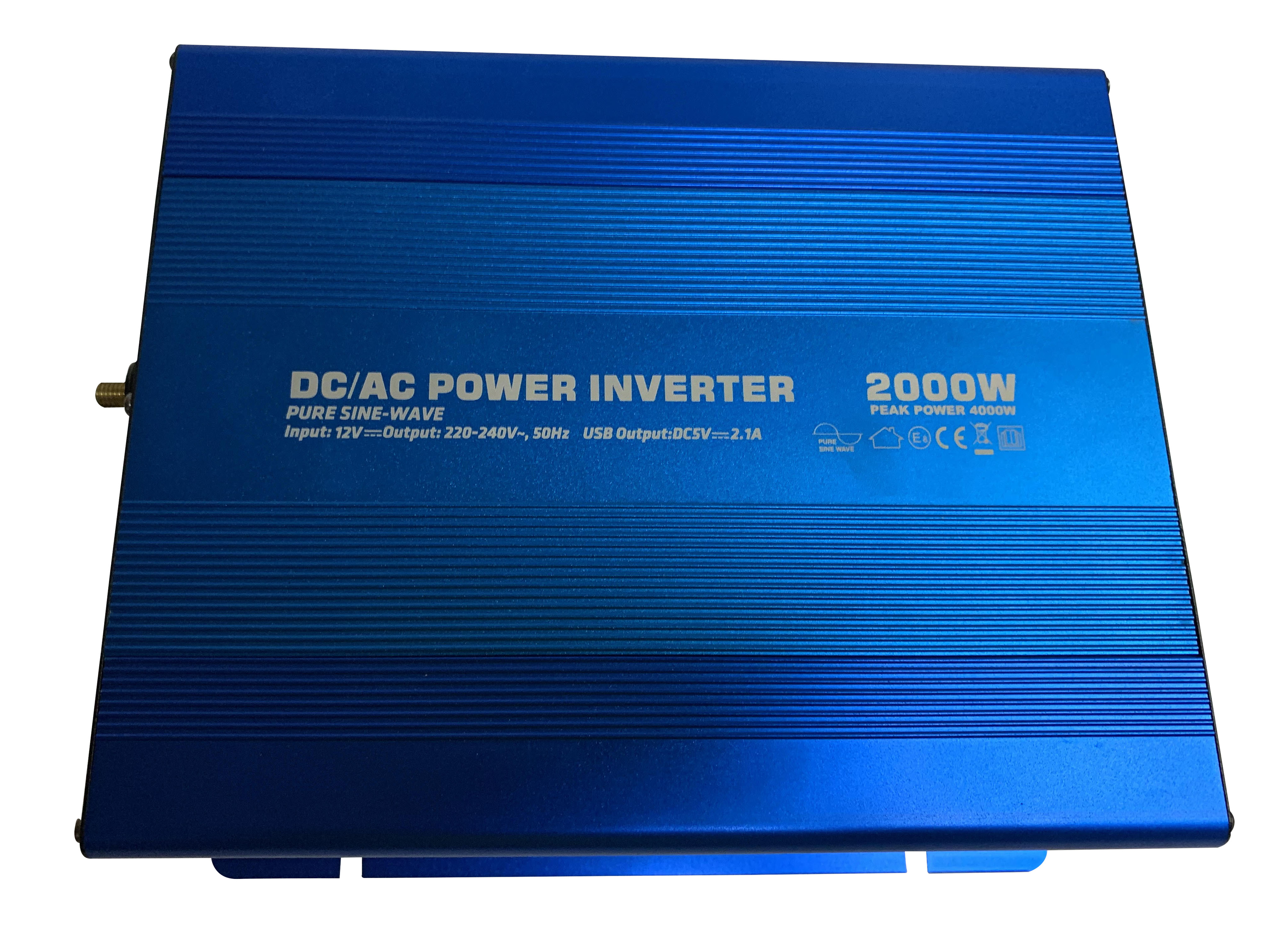 Inversor onda pura 12V DC 220V AC de 2000W